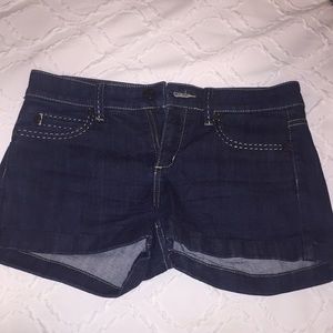 Dark blue jean shorts
